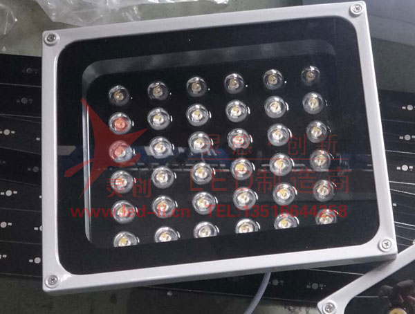 单色大功率LED投光灯 36W
